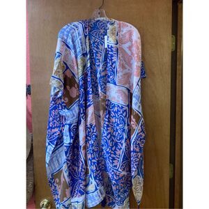 Kimono Blue Pink #summer #casual wear